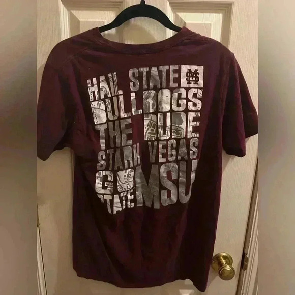 Adidas MSU Maroon T-Shirt - Picture 4 of 5